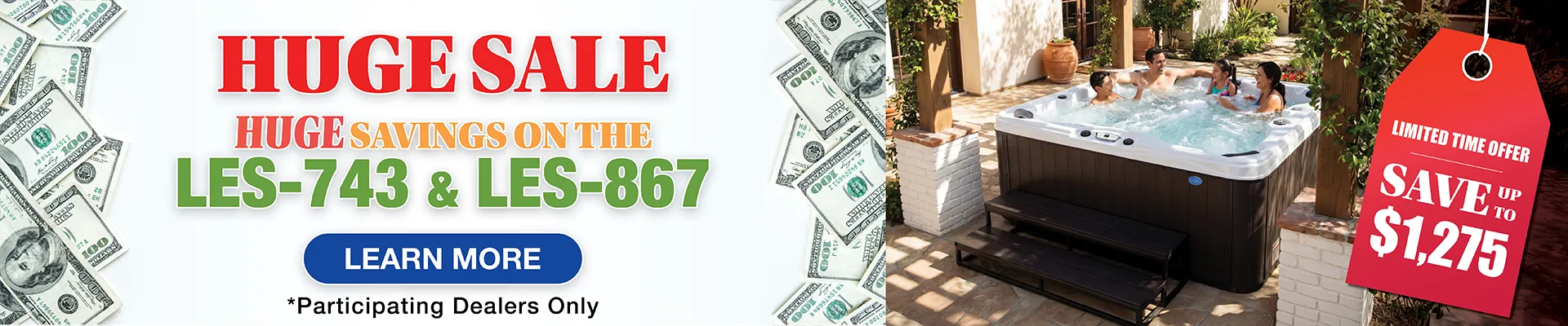 Calspas hot tub being used in a family setting - Elkhart