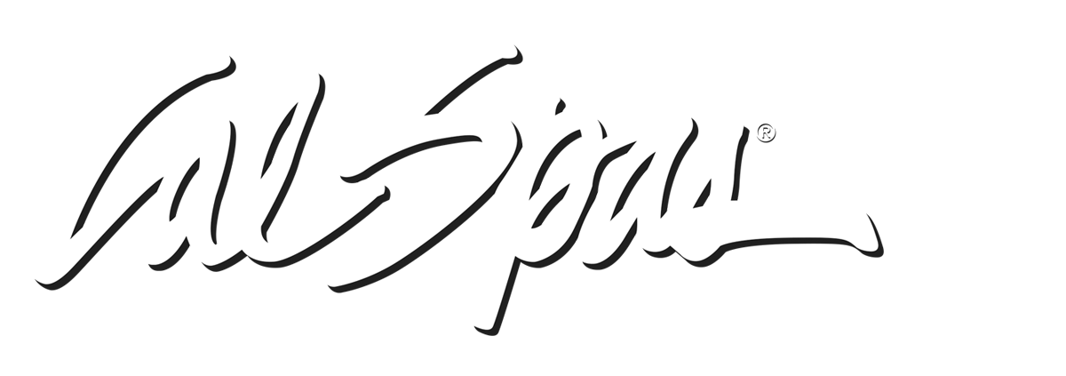 Calspas White logo hot tubs spas for sale Elkhart